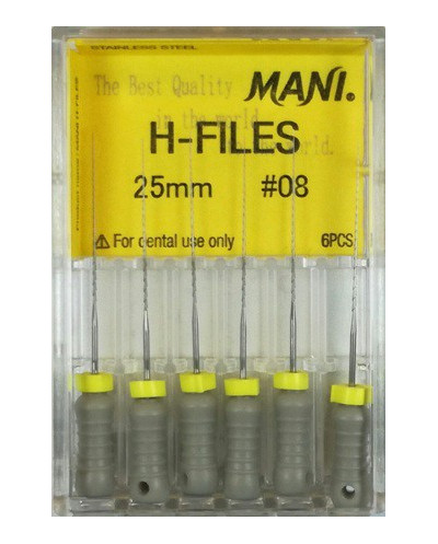 H-FILES 25MM 08 1OP. WYRÓB MEDYCZNY