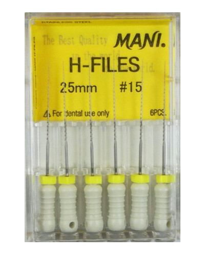 H-FILES 25MM 15 1OP. WYRÓB MEDYCZNY