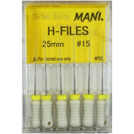 H-FILES 25MM 15 1OP. WYRÓB MEDYCZNY