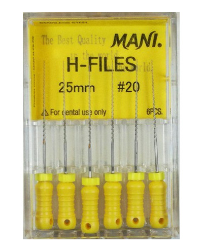 H-FILES 25MM 20 1OP. WYRÓB MEDYCZNY