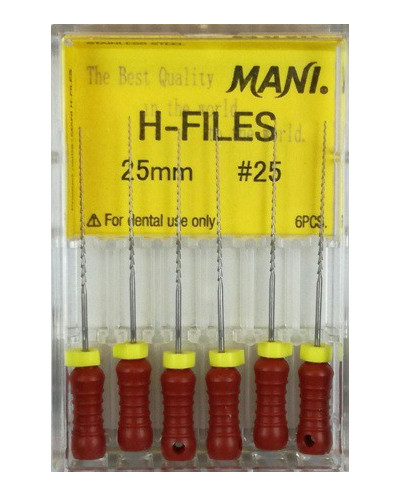 H-FILES 25MM 25 1OP. WYRÓB MEDYCZNY