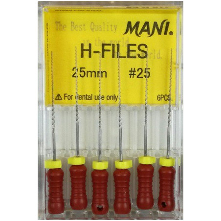 H-FILES 25MM 25 1OP. WYRÓB MEDYCZNY