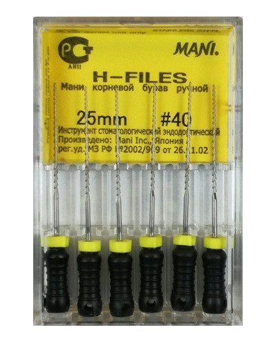 H-FILES 25MM 40 1OP. WYRÓB MEDYCZNY