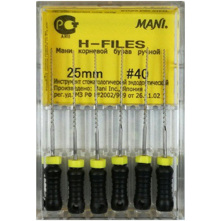 H-FILES 25MM 40 1OP. WYRÓB MEDYCZNY