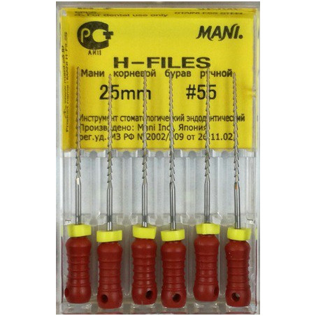 H-FILES 25MM 55 1OP. WYRÓB MEDYCZNY