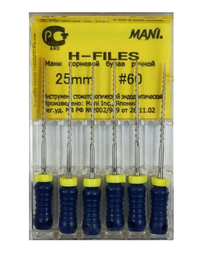 H-FILES 25MM 60 1OP. WYRÓB MEDYCZNY