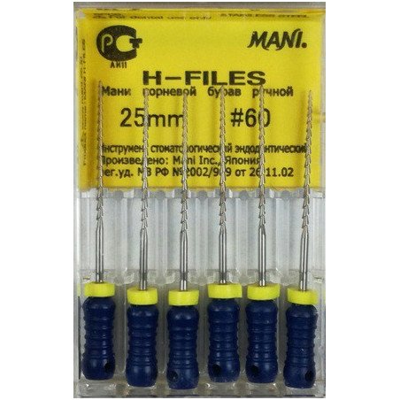 H-FILES 25MM 60 1OP. WYRÓB MEDYCZNY