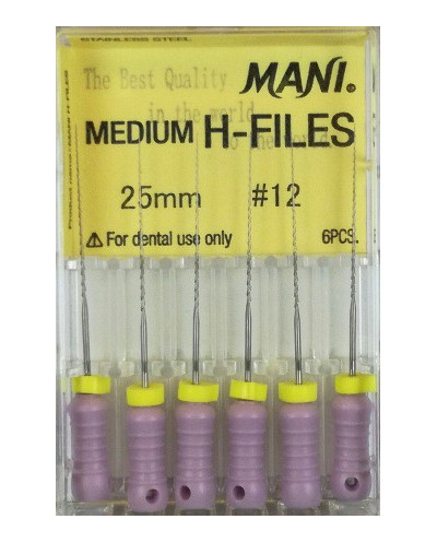 H-FILES 25MM 12 1OP. WYRÓB MEDYCZNY