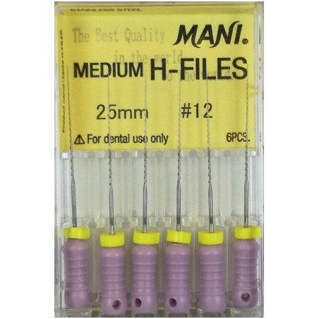 H-FILES 25MM 12 1OP. WYRÓB MEDYCZNY
