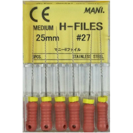 H-FILES 25MM 27 1OP. WYRÓB MEDYCZNY