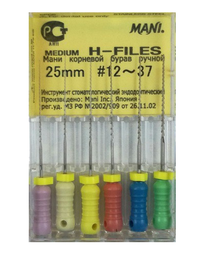 H-FILES 25MM 12-37 1OP. WYRÓB MEDYCZNY