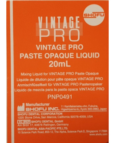 P0491 VINTAGE PRO PASTE LIQUID 20ML O...