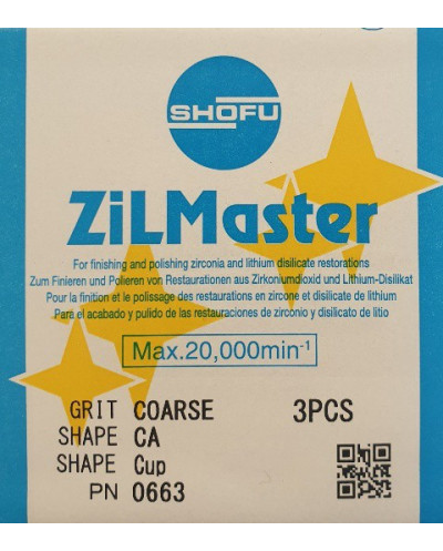 0663 ZILMASTER COARSE CA CUPT 3PCS