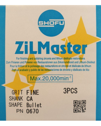 0670 ZILMASTER FINE CA BULLET 3PCS