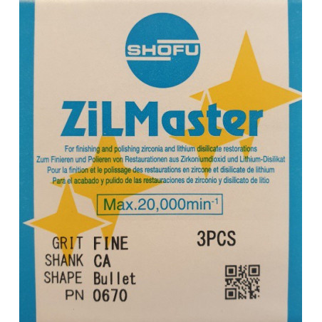 0670 ZILMASTER FINE CA BULLET 3PCS