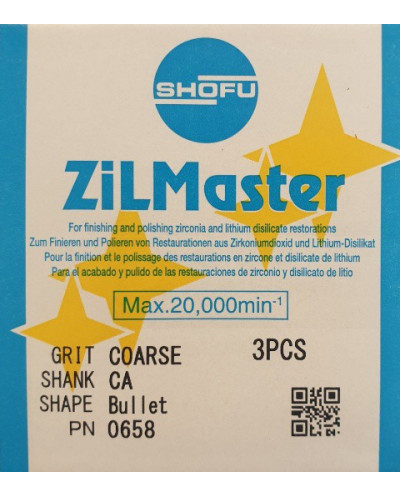 0658 ZILMASTER COARSE CA BULLET 3PCS