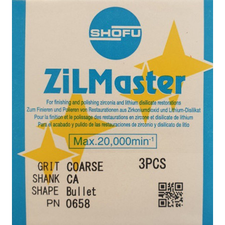0658 ZILMASTER COARSE CA BULLET 3PCS