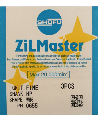 0655 ZILMASTER FINE HP WH6 3PCS