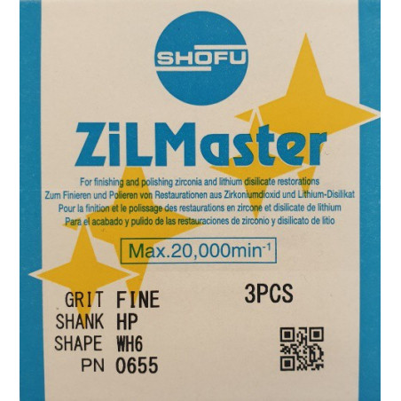 0655 ZILMASTER FINE HP WH6 3PCS