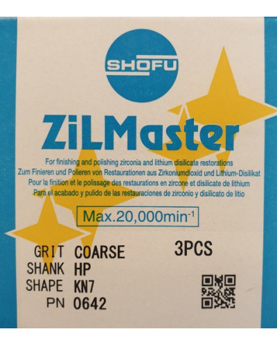 0642 ZILMASTER COARSE HP KN7 3PCS
