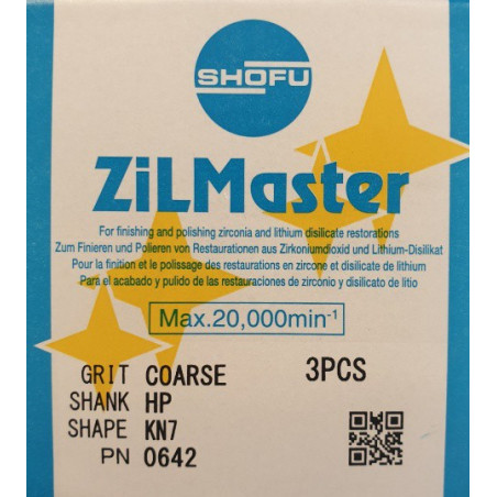 0642 ZILMASTER COARSE HP KN7 3PCS