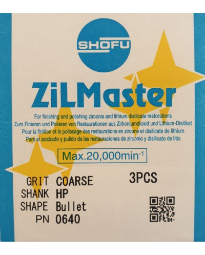 0640 ZILMASTER COARSE HP BULLET 3PCS