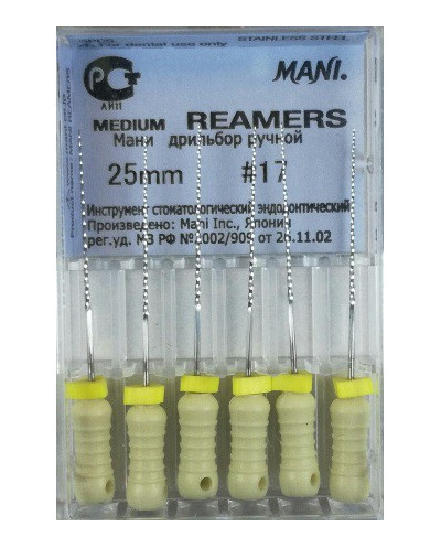 REAMERS 25MM 17 1OP. WYRÓB MEDYCZNY