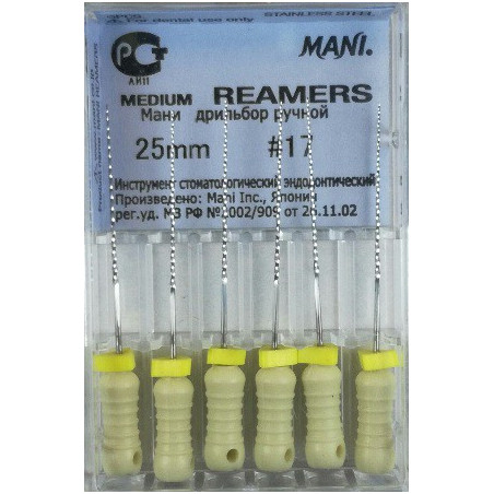 REAMERS 25MM 17 1OP. WYRÓB MEDYCZNY