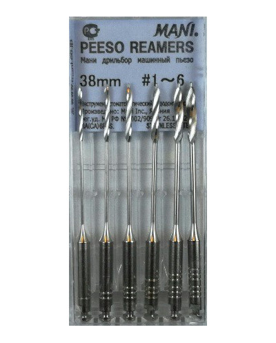 PEESO REAMERS 38MM 1-6 1OP. WYRÓB MED...