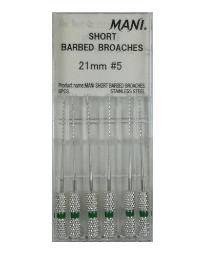 SHORT BARBED BROACHES 21MM 5 WYRÓB ME...