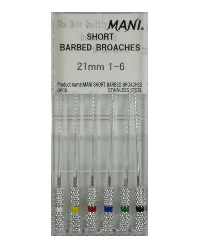 SHORT BARBED BROACHES 21MM 1-6 WYRÓB ...