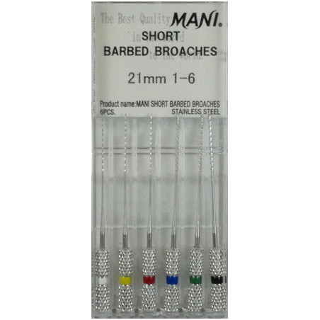 SHORT BARBED BROACHES 21MM 1-6 WYRÓB ...