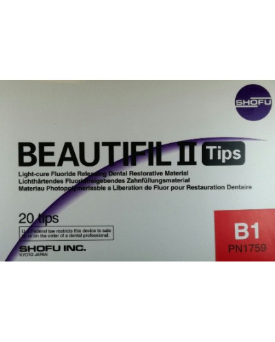 1759 BEAUTIFIL II TIPS B1 20PC