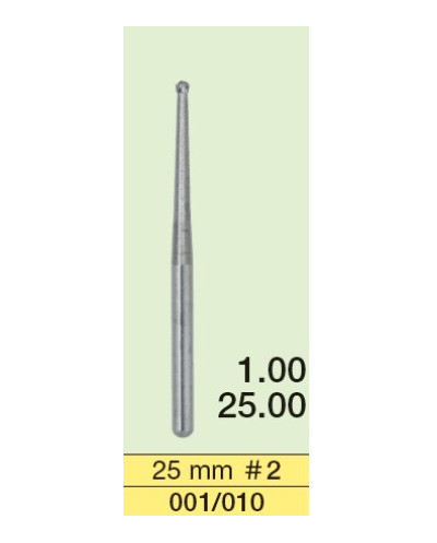 SURGICAL BURS 25MM #2 (4 SZT.)