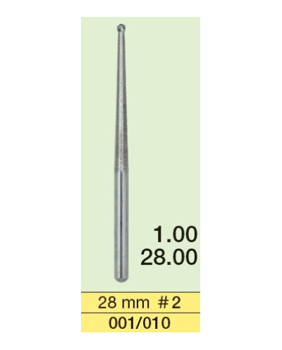 SURGICAL BURS 28MM #2 (4 SZT.)