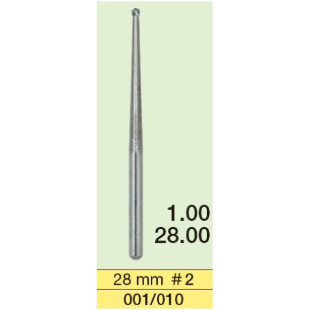 SURGICAL BURS 28MM #2 (4 SZT.)
