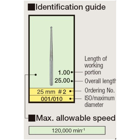 SURGICAL BURS 28MM #330 (4 SZT.)