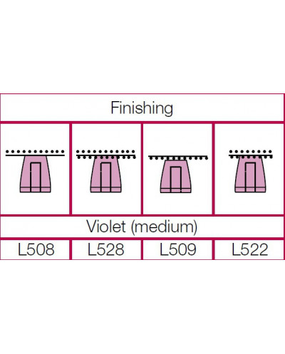 L508 SUPER SNAP 50 PCS VIOLET WYRÓB M...