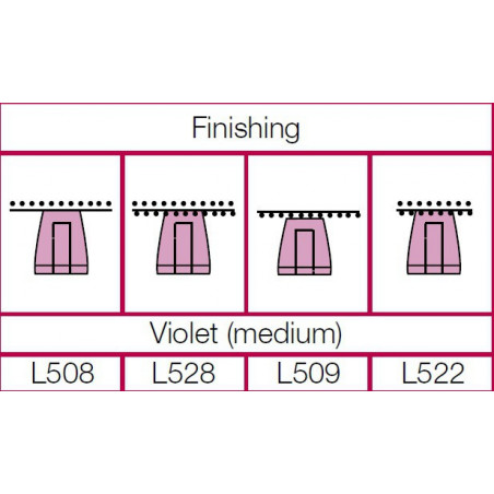 L509 SUPER SNAP 50 PCS VIOLET WYRÓB M...