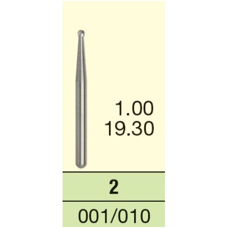 CARBIDE BURS #2 1SZT. WYRÓB MEDYCZNY ...