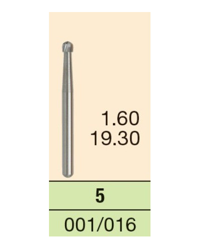 CARBIDE BURS #5 1SZT. WYRÓB MEDYCZN...