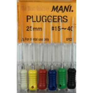 Pluggers – upychacze – do kondensacji pionowej gutaperki